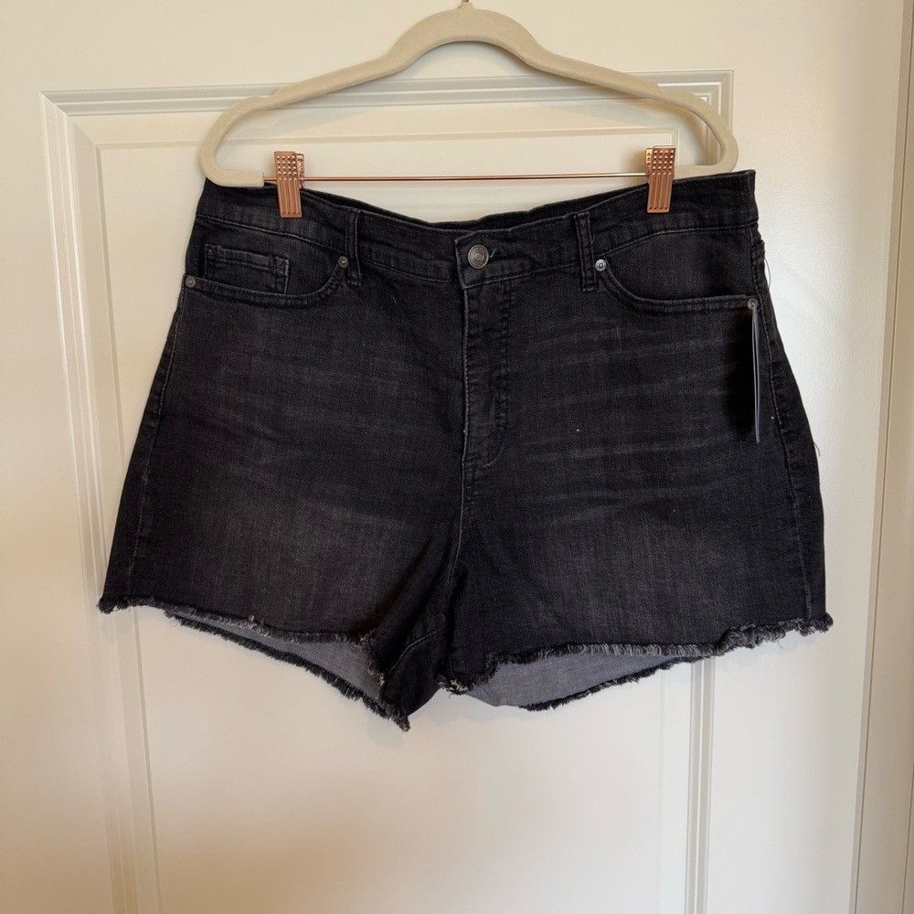 Scoop.  Classic Black Women's Jean Shorts